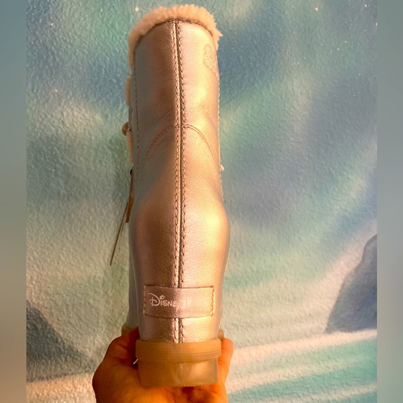 Sorel Disney Frozen Joan Of Arctic 2 Leather Wedge Waterproof Boots - Picture 5 of 6